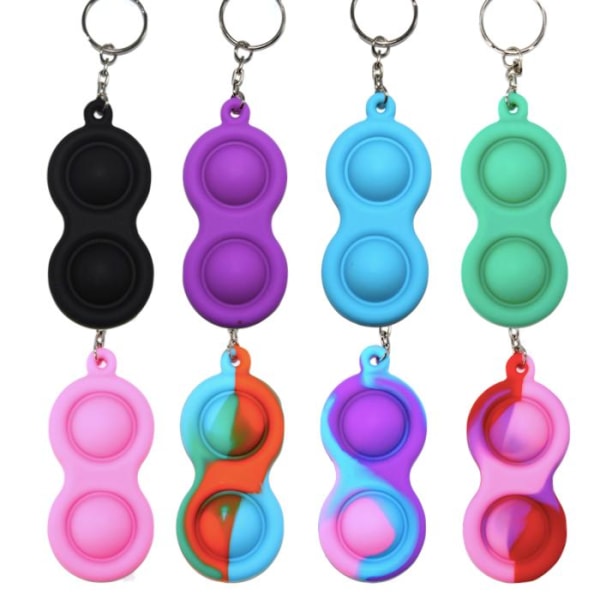 2-pack Simple dimple, MINI Pop it Fidget Finger Toy