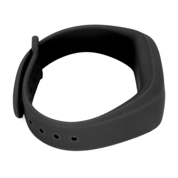 Silikon Urrem Rem Justerbar Armbånd til Garmin Vivofit3 Sort