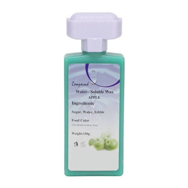 5.3oz Voksrullepatron Mild og Gentle Depilatorisk Voksrulle Efterfyldning til Ben, Arme, Krop, Salon Grøn Æble