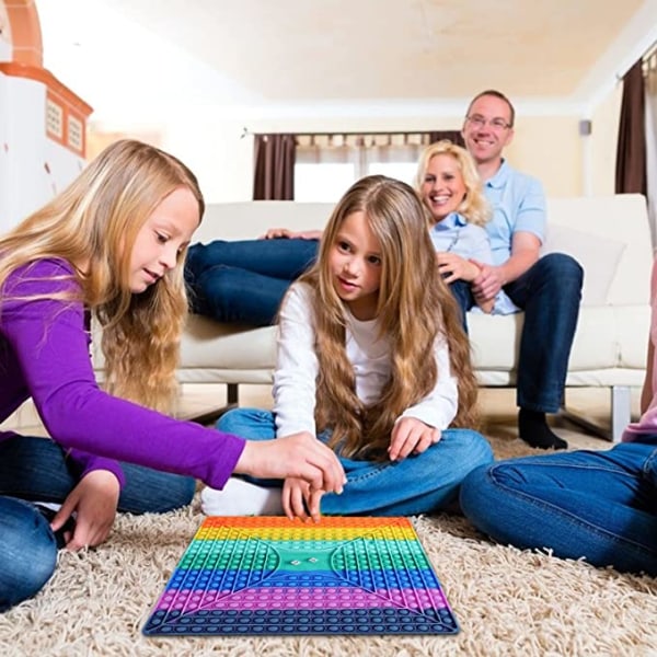 2-pack - Pop It Spelare Schackbräde Fidget Leksaker
