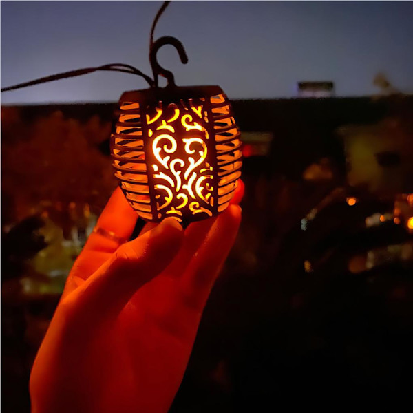 Solcellslampa Ornament Dekorativa Laddningsbara LED-lampor