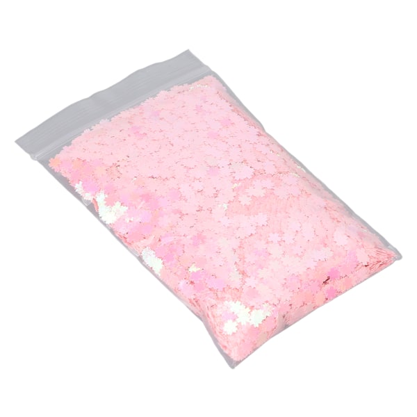 Neglekunst Glitter Flager Kirsebær Form Glimtende Manicure Dekoration Pailletter til Neglesalon Pink 50g