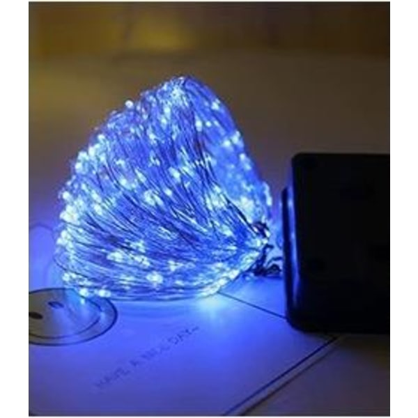 100 LED/10 m lysstrips mikrolysløkker til jul