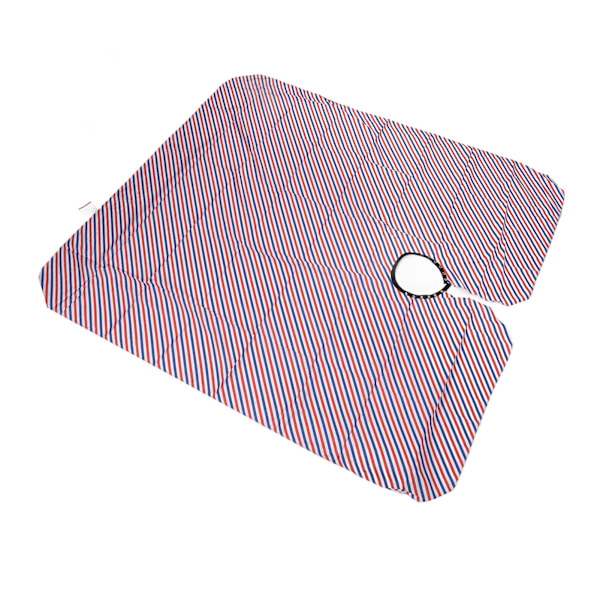 Frisörkappa Hårklippningskappa Polyester Vattentät Remsa Mönster Lätt Rengöring för Salong Frisör