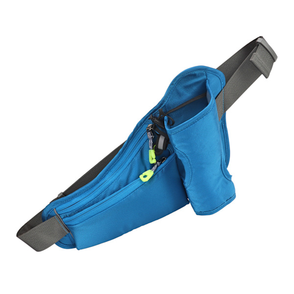 Löparbälte Hydration Midjepack Multifunktionell Vattentät Reflekterande Midjepåse för Utomhussporter Blå