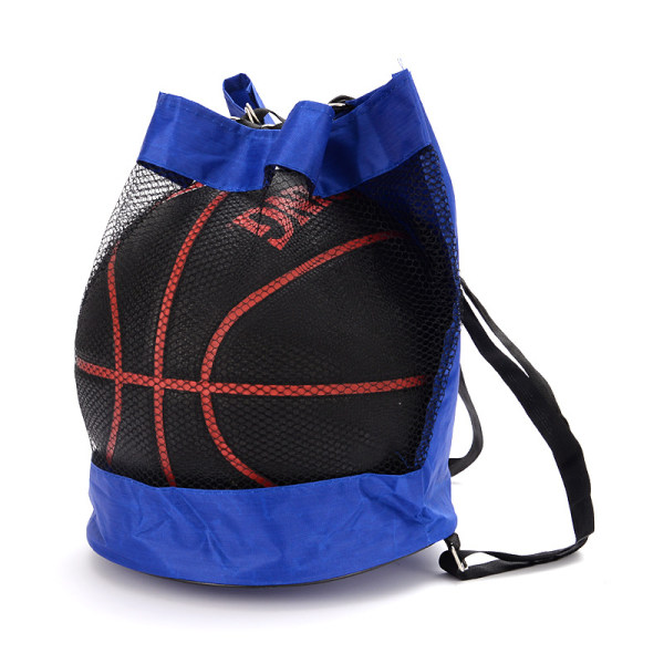 Basketball rygsæk Oxford stof skulder messenger taske Volleyball og fodbold taske Blue