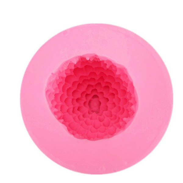 3D Kotte Silikonform för Hembakat Choklad Rosa
