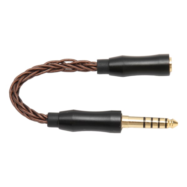 2,5 mm Hun til 4,4 mm Han Lydkabel Enkeltkrystal Kobber Hovedtelefon Adapterkabel til Telefoner Højttalere 14 cm / 5,5 tommer Bronze