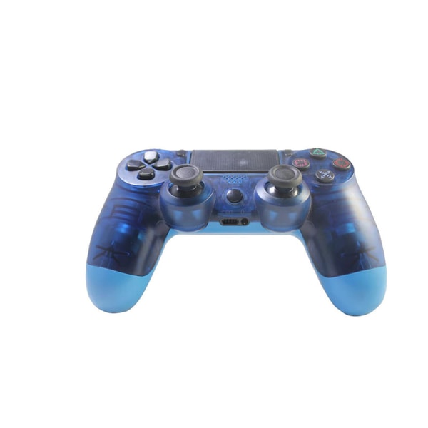 PS4 Controller DoubleShock Trådløs til Play Station 4 Transparent Blue