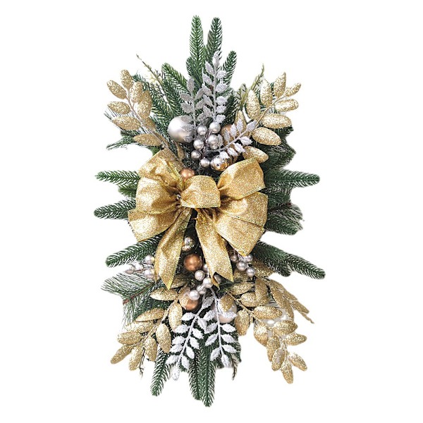 Julepynt til trappen - Nordisk stil, dekorative ornamenter, julepynt til hjemmet A 45*20