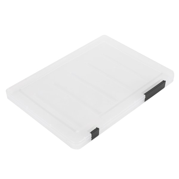 Stor Kapacitet Falska Naglar Tips Display Box Transparent Nagelkonst Visning Display Box Svart