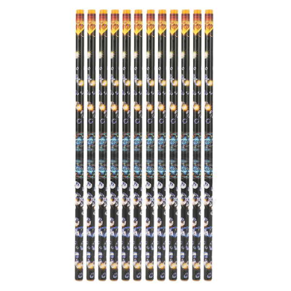 12 stk Nail Dotting Wax Pen Selvklebende Rhinestones Picker Wax Pen for Nail Art DIY dekorasjon Gul