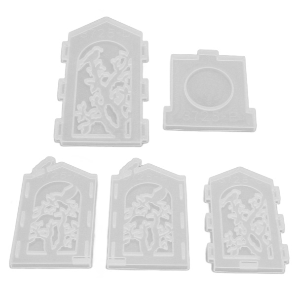 Ljusstake Silikonform Unik Design Elastisk Enkel Avformning Form Hantverk för DIY Ljusstakar Ornament