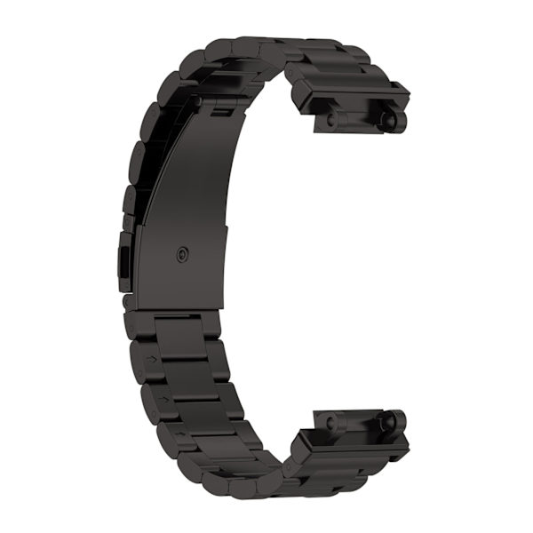 Solid Stainless Steel Armband Kompatibel med Amazfit T-Rex2 Ersättningsarmband Metallurband