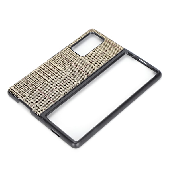 Læder Hard Case til Samsung Galaxy Z Fold 2 Mobiltelefon AntiFall Beskyttelsesetui