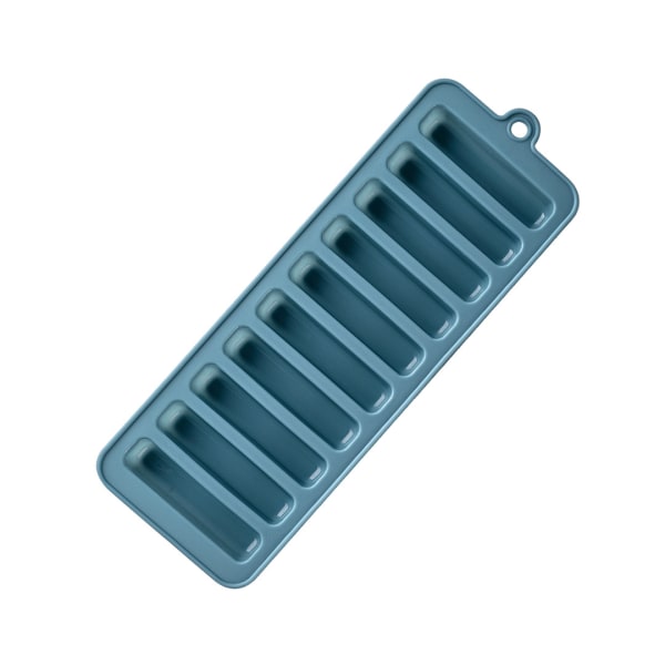 Silikonkakeform Husholdnings-isbrett Fingerkjeks Muffinsform Kakeform Baking HC-Blue 2-10 Hole Bar Ice Tray