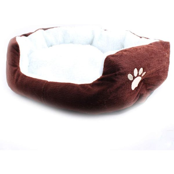 Superpehmeä ja lämmin fleece-pentu- ja kissanpeti