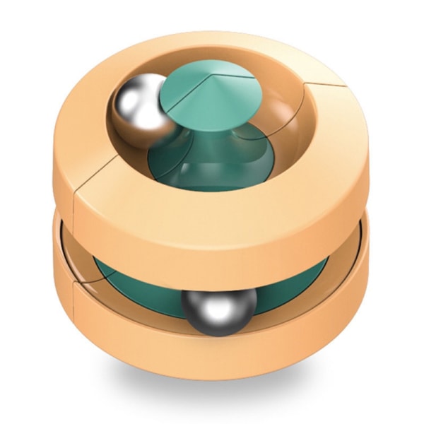 Eksotisk Metal Marmor Voksen Afstressende Legetøj Kreativ Spindende Fingerbane Konkurrence Marmor Rubiks Terning Fingerspids Gy Red