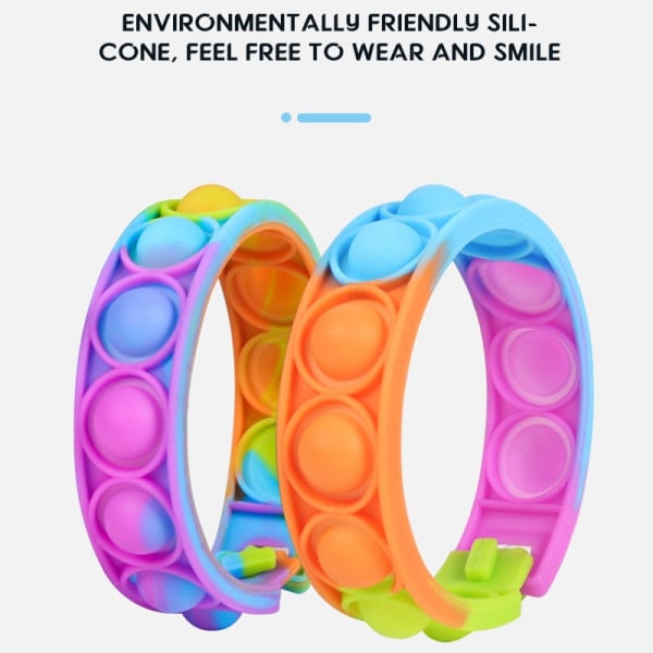 2 stk Pop-armbånd Fidget