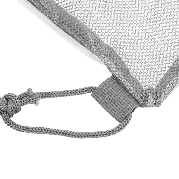 Klar rygsæk Foldbar PVC-transparent gennemsigtig taske med stor kapacitet til badestrande Grå