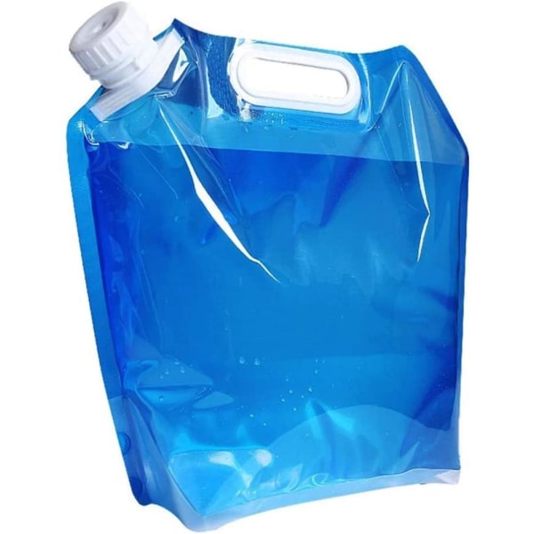 10L - Sammenfoldelig vandbeholder Udendørs vandpose - Blå
