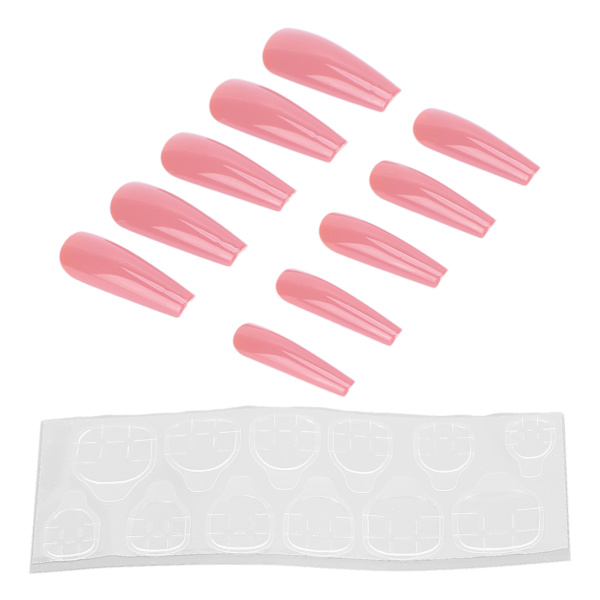 10 stk. Ren Farve Falske Negle Kvinder Piger Udsøgte Moderne Falske Negle Tip Manicure VærktøjN5354-08