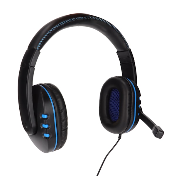 3,5 mm Gaming Headset Stereo Støjreducerende Kablet Lydstyrke Mute Kontrol Spil Hovedtelefon med Mikrofon til PC Bærbar Telefon