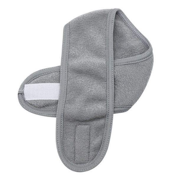 Hårbånd Dobbelt Lag Konfinering Hodeplagg Vask Ansikt Hårbånd Løping Fleece på En Side Hårbånd 2pcs Color Random