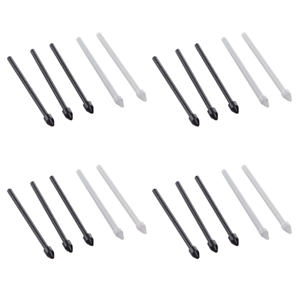 4 st S Pen Ersättningstips Enkel Installation Använd Penna Spetsverktygssats för Samsung S21 Ultra för Samsung S21 Ultra 5GBlack