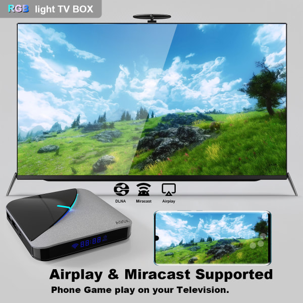 A95X F3 Air Android 9.0 WiFi Smart TV -laatikko 4GB+32GB