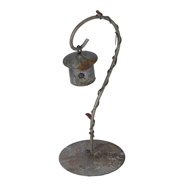 1:12 1:6 Skal Miniatyr Fågelskjul Modell Aluminium Antik Finish Simulering Dukkhus Dekoration