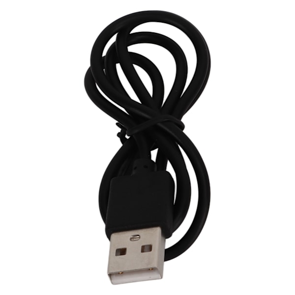 2-pins klokkelader Magnetisk Universal Bærbar Smartklokke USB-ladekabel Svart 2,8‑9 mm