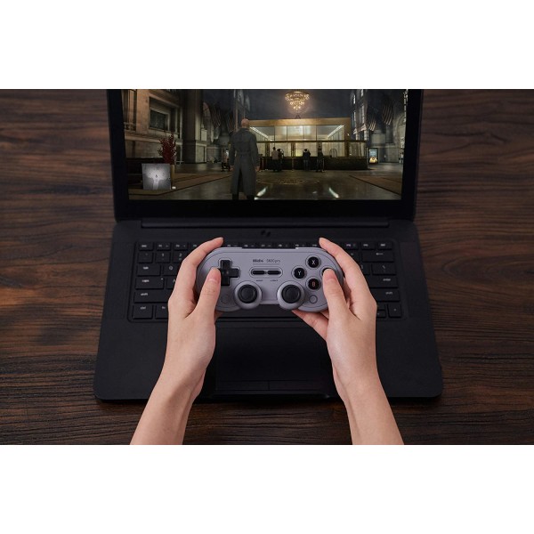 8Bitdo SN30 Pro Gamepad Grå Edition