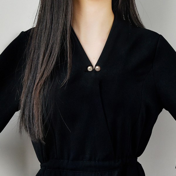 3 stk. Kunstige Perle Brosche Mode Dobbelt Hoved Perle Looper Cardigan Brosche Nål