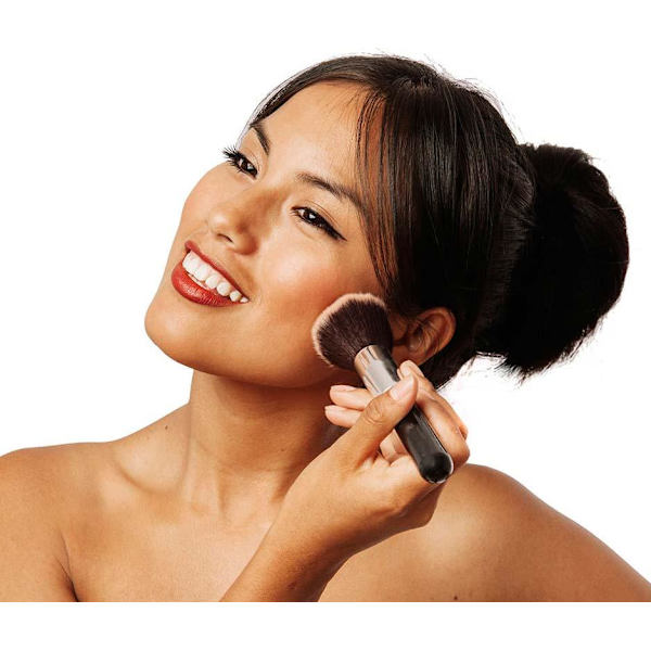 20-pak makeupbørster Sort