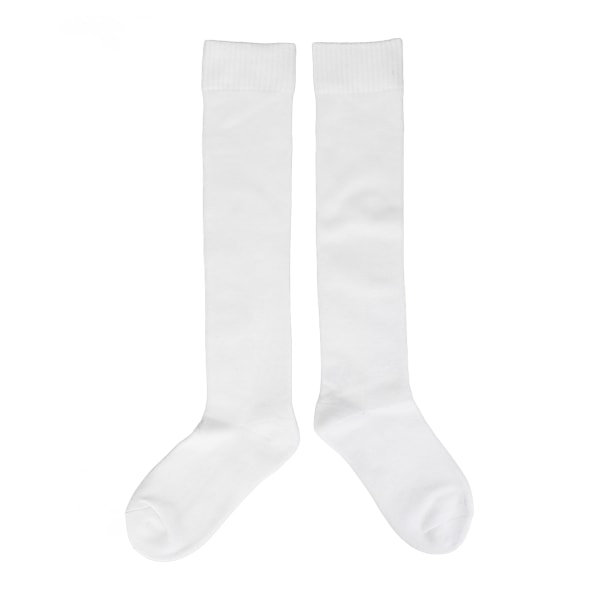 Fencing Socks Thickened Cotton Unisex Protective Fencing Stockings for Epee Sabre and Foil Women Men White M