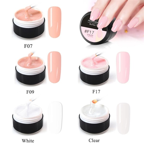 15ml Nagelförlängningsbyggargel Nagelkonst Förlängning Lim F02