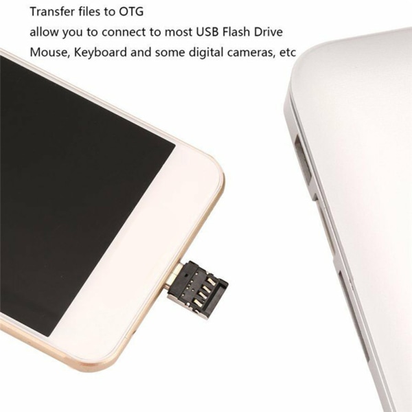 10 st OTG Multifunktionell Typ C-konverterare Micro Typ C-adapter för telefoner och surfplattor