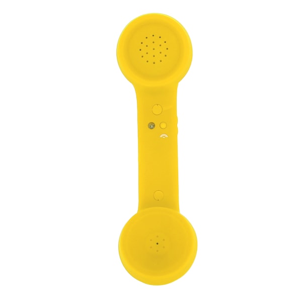 Bluetooth-puhelinluuri Retro Säteilyltä Suojattu Latautuva Langaton Matkapuhelinluurin Vastaanotin Keltainen