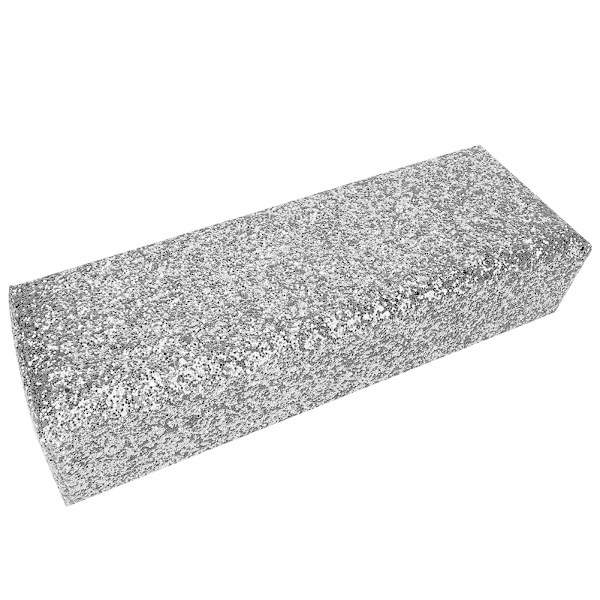 Glimmande Sekvens Nagelkonst Bordmatta Kudde Pad Kudde Handhållare Handstöd Manikyrverktyg (Silver Kudde)