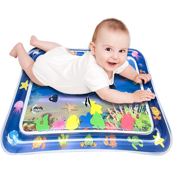 Retoo Oppustelig og sansevandmåtte til baby 66 x 50 cm