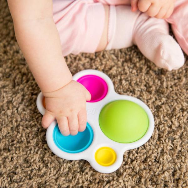 2-pack - Enkla Dimple Pop It Fidgetleksaker - Leksak