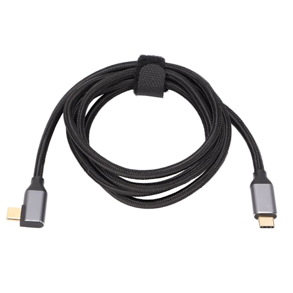 100W PD Nylonflätad USB C snabbladdningskabel USB 3.1 Gen2 10 Gbps 3 kabel 4K vid 60Hz 1,5m