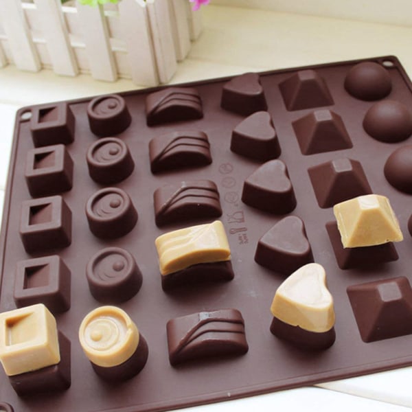 30 Grupper Gör selv Choklad Maltos Bakning Silikonform