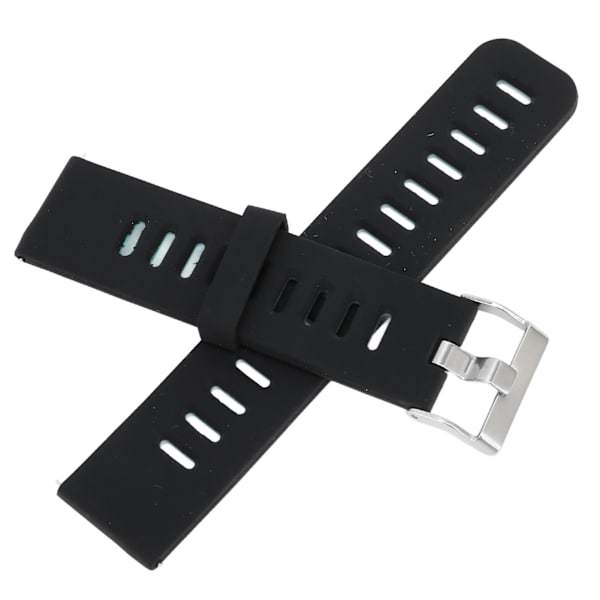 22mm Universal Silikon Sportklockarmband för Huawei Watch 3 för Watch 2 för Watch GT Svart Blå