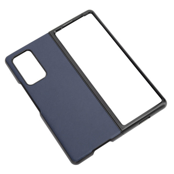 Mobiltelefonskydd Stötsäkert Läderfodral Skal för Samsung Galaxy Z Fold 2 Blå