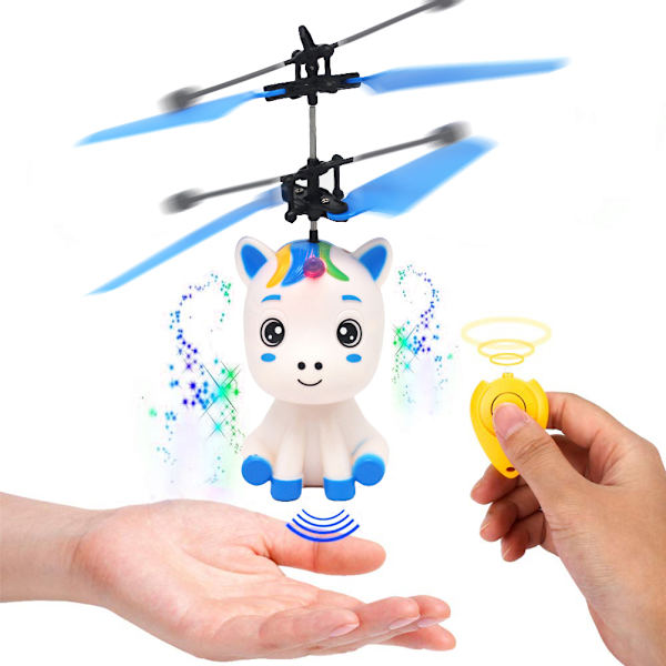 Lentävä lelu LED-valolla, käsin ohjattava helikopterilelu