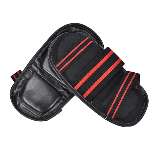 EVA Pad Instep Guards Fodbeskyttelse til Sanda Boxing MMA Muay Thai (sort)