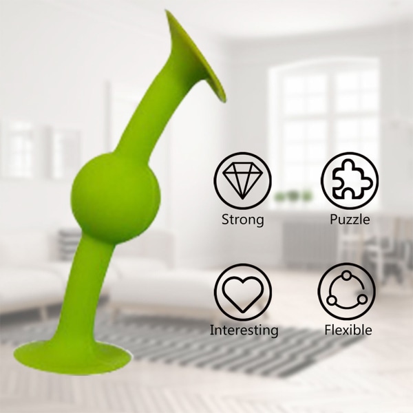 9 stk. Sticky Toy Silikonsett Utendørs Popdart Leketøy