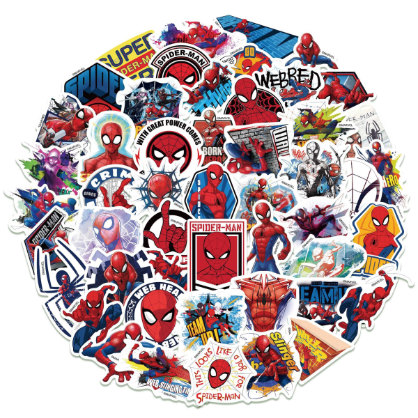 4 Spider-Man-tarraa – Lasten leluja The Avengers